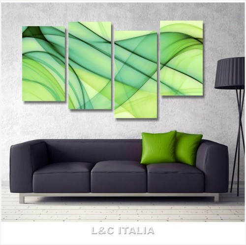 Verde astratto quadro - verde,