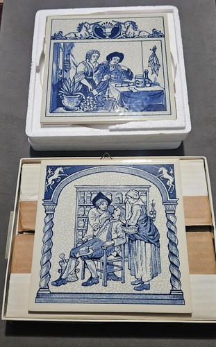 Piastrelle vintage delft blu - vintage,