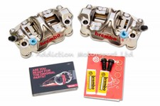 Pinze freno anteriori Brembo GP4RX 108mm con pastiglia per Kawasaki, Suzuki 220B01010