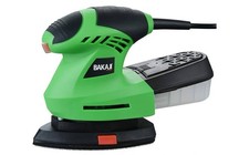 Levigatrice Mouse Orbitale Bakaji C02351 200W Più Carte Abrasive Incluse