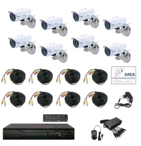 Kit videosorveglianza ahd - kit, ip