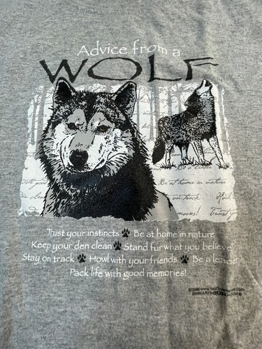 Gildan men wolf - xl, t