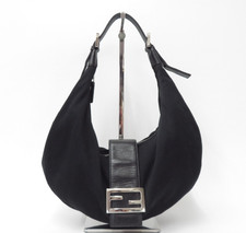 Auth FENDI Nylon Jersey Mamma