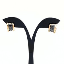 BVLGARI B.zero1 Orecchini PG Oro Rosa 750 Ceramica Donna