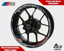Adesivi cerchi BMW M1000RR bianchi decalcomanie ruota S1KRR S 1000R S1000 RR ...