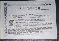 1906 libretto pubblicitario - libretto, d