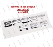 STEMMA Range Rover SPORT HSE CROMATO SCRITTA land L320 posteriore LOGO EMBLEMA