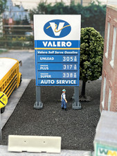 Insegna prezzo stazione di