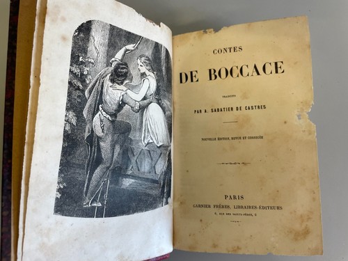 Antico libro contes - antico, boccace