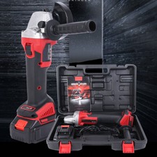 Mini Smerigliatrice Angolare Senza Fili Brushless Lucidatrice Taglierina 2 Batteria 1 Caricatore