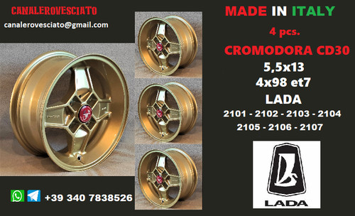 Cerchi lega cd30 gold 5x13 - cerchi,