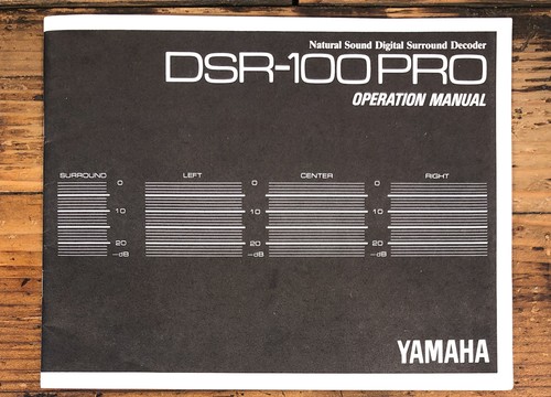 Yamaha dsr 100 - dsr-100, pro