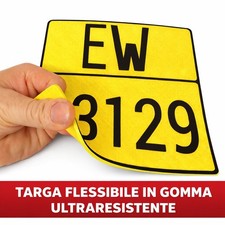 TARGA Sostitutiva FLESSIBILE
