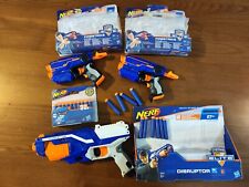 Set di 3 pistole NERF N-STRIKE: 1 DISRUPTOR + 2 FIRESTRIKE + scatola 30 dardi