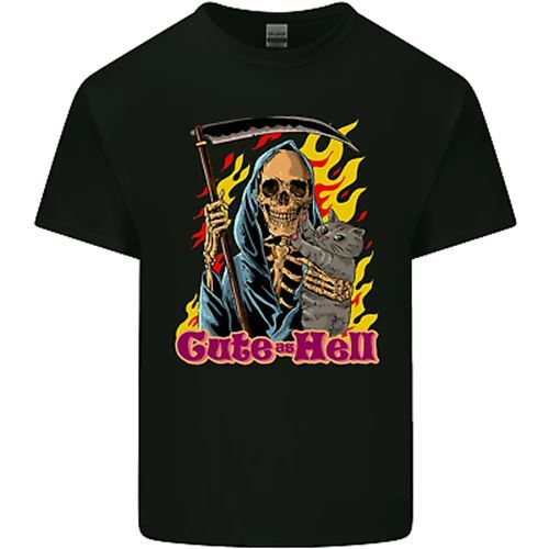 Carino hell gatto grim reaper - grim,