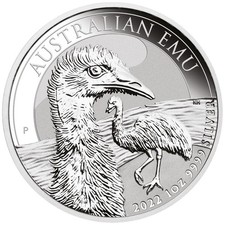 1 oz argento Australia EMU 1