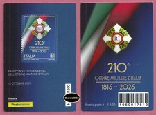 ITALIA 2025  Ordine militare d'Italia  TESSERA FILATELICA