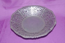 CESTINO PORTA FRUTTA CENTRO TAVOLA  METALLO  CASA CUCINA  SERVIZIO METAL TRAY