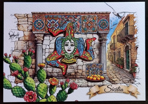 Italia sicilia trinacria - italia,