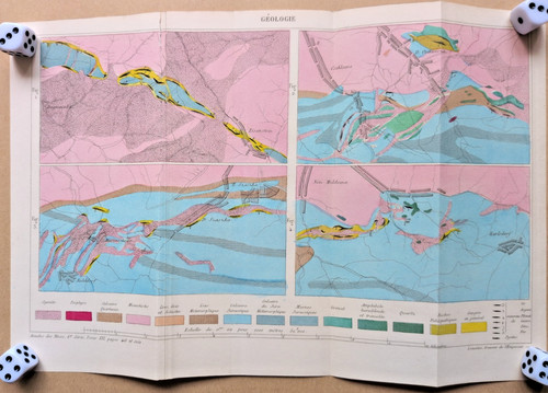 Map mines and - of,