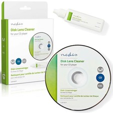 DETERGENTE PER LENTE LETTORI DISCHI CD ROM DVD BLU RAY KIT PULIZIA 20 ML NEDIS