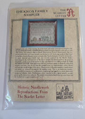 Lettera scarlatta the knox - lettera,