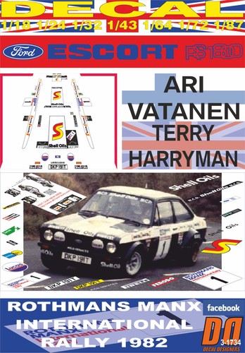 Decal ford escort 1800 - decal,