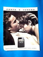 RITAGLIO DI GIORNALE PUBBLICITA' PROFUMO GRIGIO PERLA DA COLLEZIONE - (141)