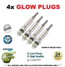 4x GLOW PLUGS for AUDI A4