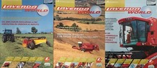 LAVERDA WORLD LOTTO 3 RIVISTE TRATTORI  GIORNALE RACCOLTO AGRICOLTURA 2002 2003
