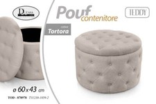 POUF CONTENITORE VELLUTO