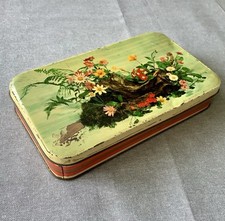 COFANETTO A SCATOLA CARAMELLE DUFOUR “PRATOLINA” VINTAGE IN METALLO