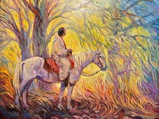 Quadro olio originale Navaho