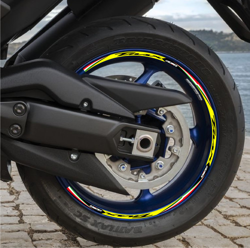 Adesivi kit cerchi ruote moto - kit,
