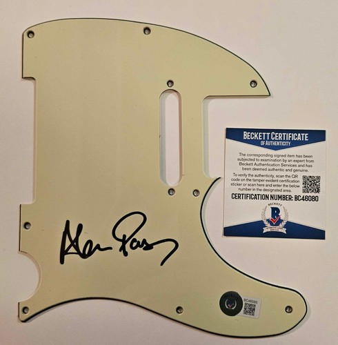 Alan parsons signed pickguard - alan,