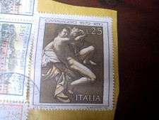 FRANCOBOLLO ITALIA 25 LIRE -