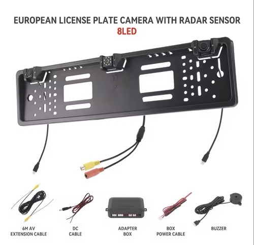 Kit portatarga con telecamera - portatarga,