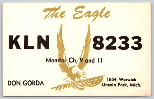 Scheda qsl radio epoca - scheda,