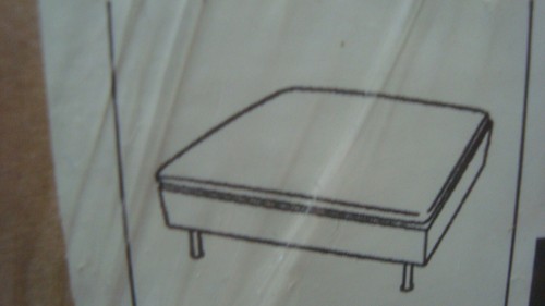 Copripiedi ottomano ikea - copripiedi,