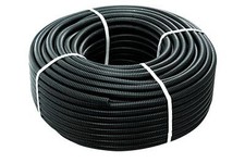 CORRUGATO NERO C/TIRAFILO D.16