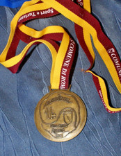 MEDAGLIA BRONZO DELLA 14^ MARATONA DI ROMA