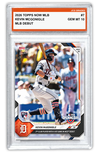 Kevin mcgonigle 2026 topps - topps, now