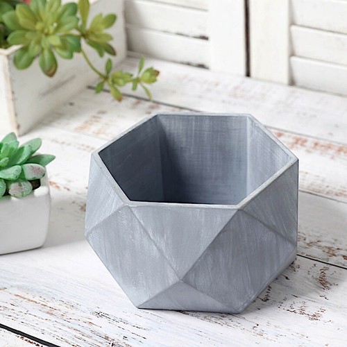 Vaso fioriera cemento grigio - vaso,