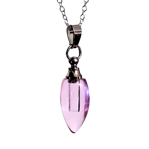 Collana vetro con ciondolo - con,