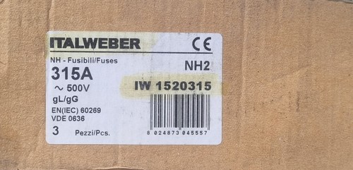 Fusibili coltello 315ampere - coltello,