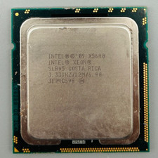 Socket processore CPU Intel XEON X5680 3,33 GHz 12 MB SLBV5 6 core hexa core 1366