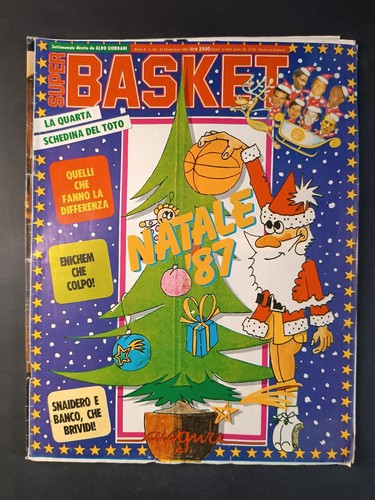 Rivista superbasket natale - natale, '87