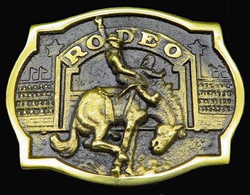 Fibbia cintura rodeo - cintura, western