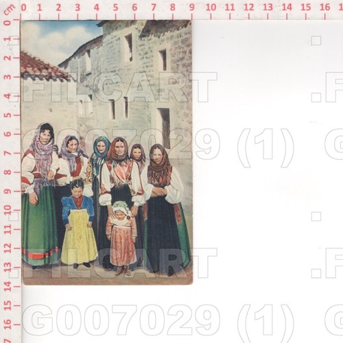 G7029 nuoro 1939 orune costume - nuoro,