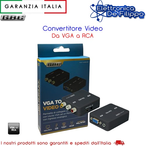 Convertitore video vga - da, a
